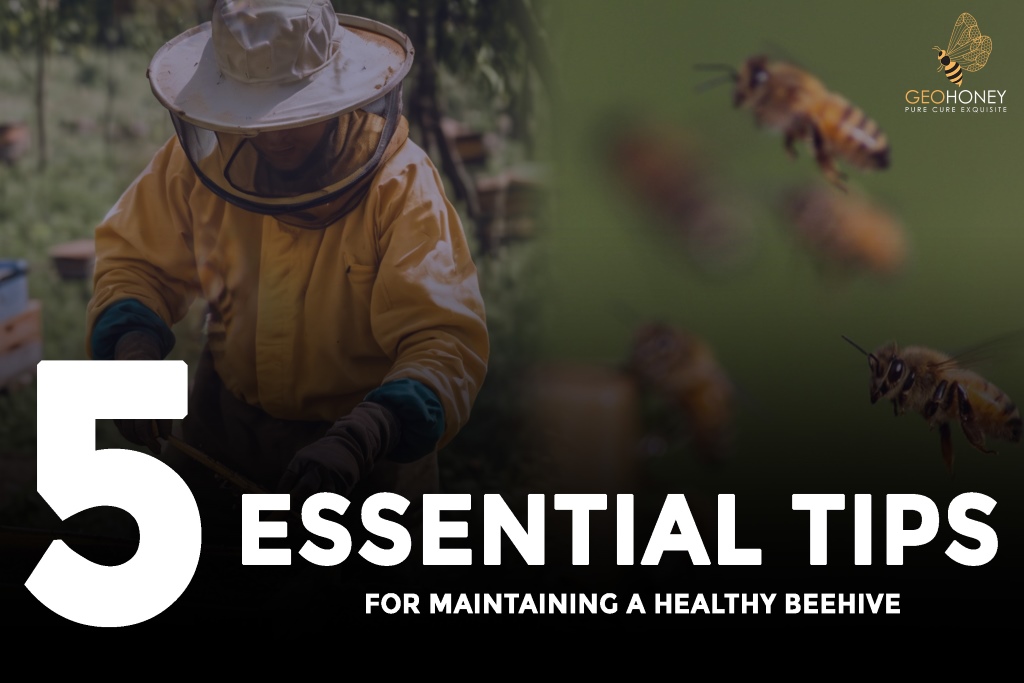The image portrays the connection between beekeeping and sustainable livelihood, income generation, and food security.